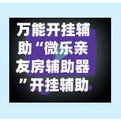 万能开挂辅助“微乐亲友房辅助器”开挂辅助脚本+详细开挂安装教程-第1张图片