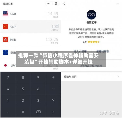 推荐一款“微信小程序雀神辅助器安装包”开挂辅助脚本+详细开挂-第1张图片