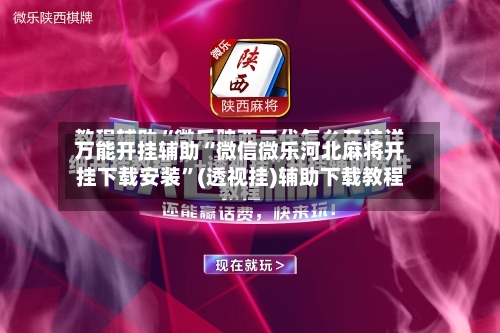 万能开挂辅助“微信微乐河北麻将开挂下载安装”(透视挂)辅助下载教程-第2张图片