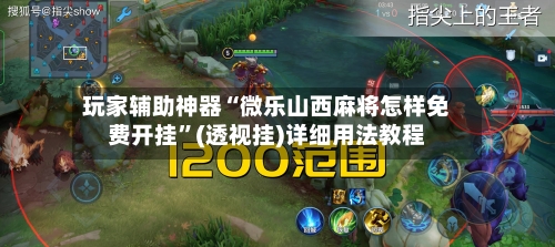玩家辅助神器“微乐山西麻将怎样免费开挂”(透视挂)详细用法教程-第3张图片