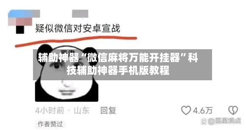 辅助神器“微信麻将万能开挂器	”科技辅助神器手机版教程-第3张图片