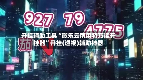 开挂辅助工具“微乐云南麻将万能开挂器”开挂(透视)辅助神器-第1张图片