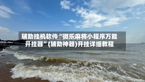 辅助挂机软件“微乐麻将小程序万能开挂器”(辅助神器)开挂详细教程-第2张图片