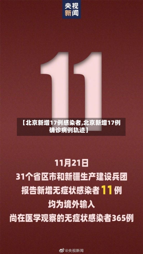 【北京新增17例感染者,北京新增17例确诊病例轨迹】-第1张图片