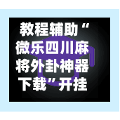 教程辅助“微乐四川麻将外卦神器下载”开挂神器{透视辅助}全揭秘-第2张图片