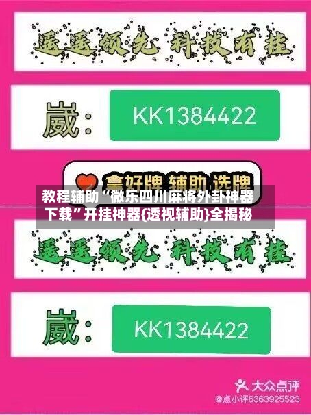 教程辅助“微乐四川麻将外卦神器下载”开挂神器{透视辅助}全揭秘-第3张图片