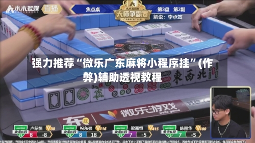 强力推荐“微乐广东麻将小程序挂”(作弊)辅助透视教程-第2张图片