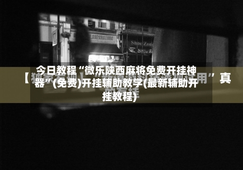 今日教程“微乐陕西麻将免费开挂神器	”(免费)开挂辅助教学(最新辅助开挂教程)-第1张图片