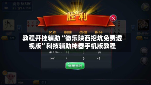 教程开挂辅助“微乐陕西挖坑免费透视版”科技辅助神器手机版教程-第2张图片