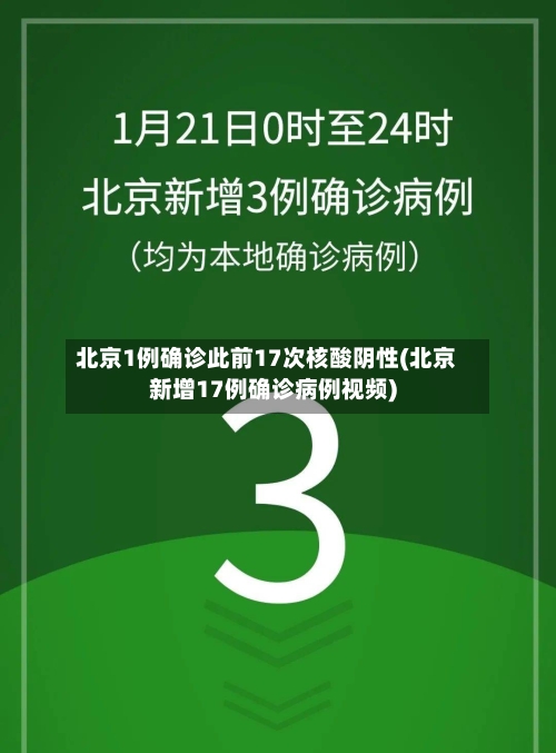 北京1例确诊此前17次核酸阴性(北京新增17例确诊病例视频)-第1张图片