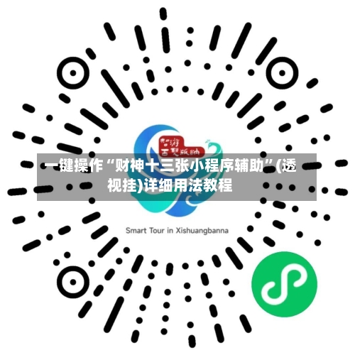 一键操作“财神十三张小程序辅助”(透视挂)详细用法教程-第1张图片