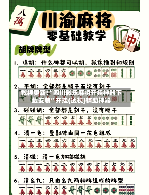 教程更新!“四川微乐麻将开挂神器下载安装”开挂(透视)辅助神器-第1张图片