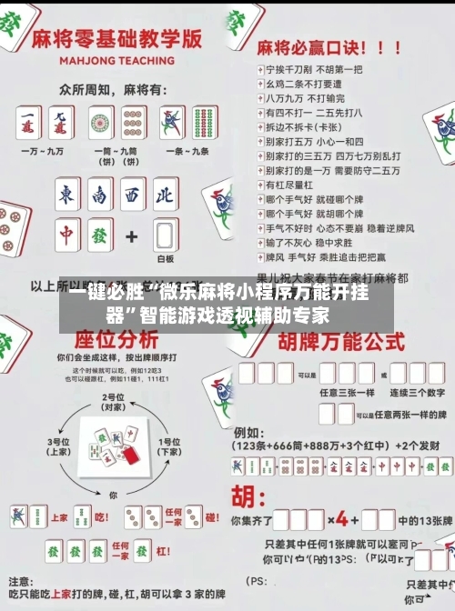 一键必胜“微乐麻将小程序万能开挂器”智能游戏透视辅助专家-第2张图片