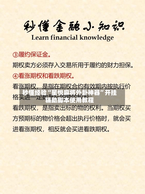 秒懂经验“星悦麻将外卦神器	”开挂辅助脚本使用教程-第2张图片