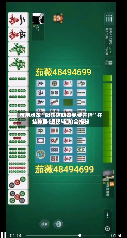 可用版本“微乐辅助器免费开挂”开挂神器{透视辅助}全揭秘-第1张图片