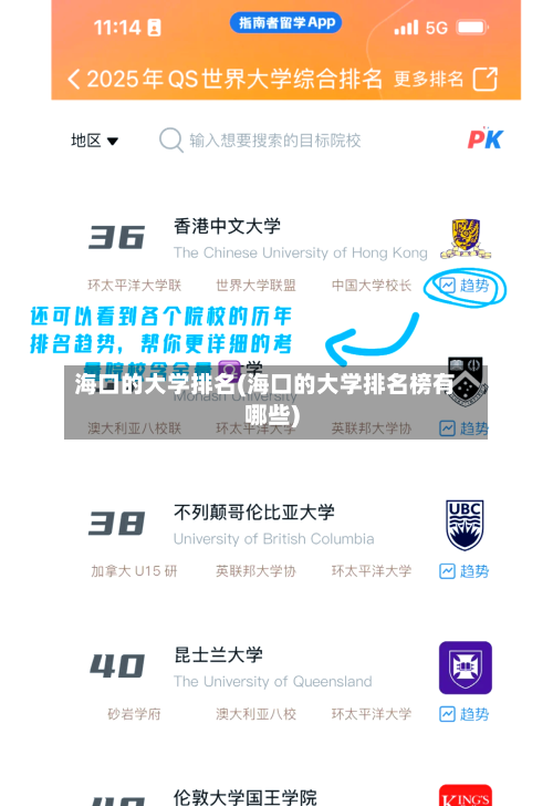 海口的大学排名(海口的大学排名榜有哪些)-第1张图片