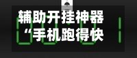 辅助开挂神器“手机跑得快透视万能挂”(辅助神器)开挂详细教程-第2张图片