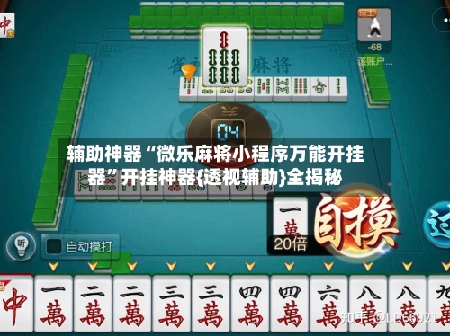 辅助神器“微乐麻将小程序万能开挂器”开挂神器{透视辅助}全揭秘-第3张图片