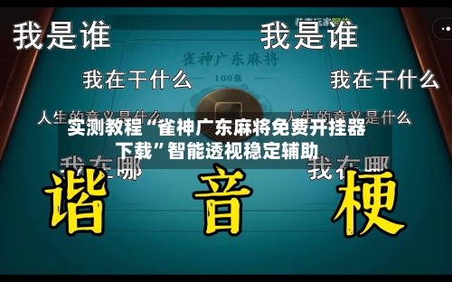 实测教程“雀神广东麻将免费开挂器下载”智能透视稳定辅助-第2张图片