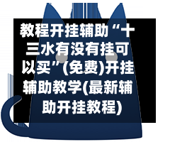 教程开挂辅助“十三水有没有挂可以买”(免费)开挂辅助教学(最新辅助开挂教程)-第1张图片