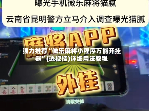 强力推荐“微乐麻将小程序万能开挂器”(透视挂)详细用法教程-第3张图片