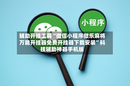 辅助开挂工具“微信小程序微乐麻将万能开挂器免费开挂器下载安装	”科技辅助神器手机版-第3张图片