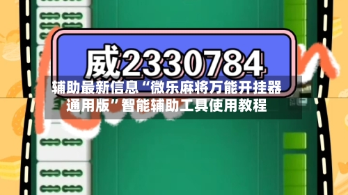 辅助最新信息“微乐麻将万能开挂器通用版”智能辅助工具使用教程-第3张图片