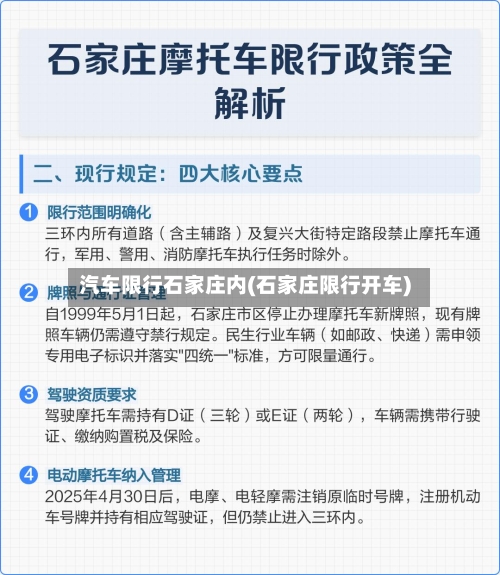 汽车限行石家庄内(石家庄限行开车)-第1张图片