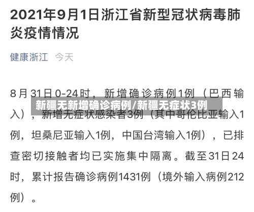 新疆无新增确诊病例/新疆无症状3例-第3张图片