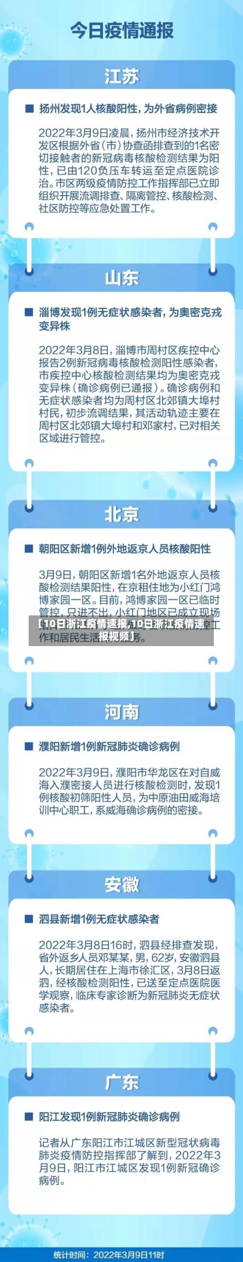 【10日浙江疫情速报,10日浙江疫情速报视频】-第1张图片