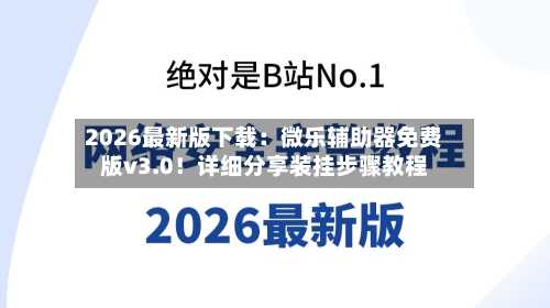 2026最新版下载：微乐辅助器免费版v3.0！详细分享装挂步骤教程-第3张图片
